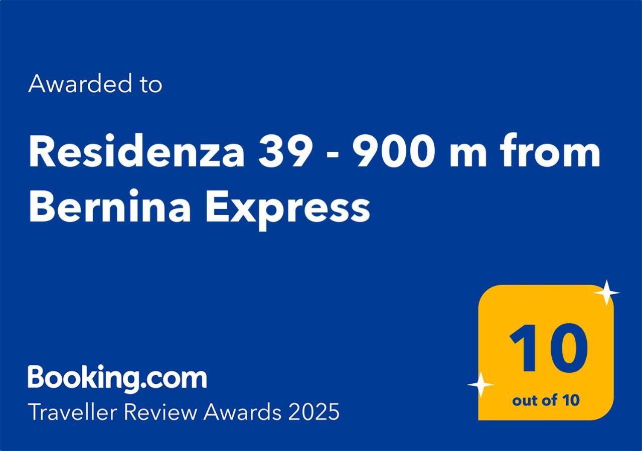 Residenza 39 - 900 M To Bernina Express Apartment Tirano Exterior photo